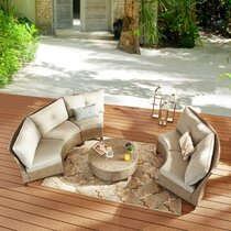 Semi circle outdoor seating new arrivals